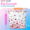 DIY Doodle Bag Bundle - Falling Hearts & Love Heart Tote Bags & Acrylic Markers - Image 4