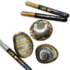 Chrome Mirror Effect 3mm Medium Tip Acrylic Paint Pens - Set of 3 - Image 3
