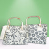 The Creative Tote Bag Bundle of 2 - Boho and Flower Mandala design - No Pens - Image 2