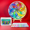 Life of Colour Mosaic Painting Kit - Dahlia with Acrylic markers - Image 2