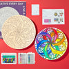 Life of Colour Mosaic Painting Kit - Dahlia with Acrylic markers - Image 4