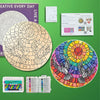 Life of Colour Mosaic Painting Kit - Doves of Peace with Acrylic markers - Image 4