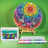 Life of Colour Mosaic Painting Kit - Doves of Peace with Acrylic markers - Image 2