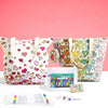 DIY Doodle Bag Bundle - Falling Hearts & Love Heart Tote Bags & Acrylic Markers - Image 1