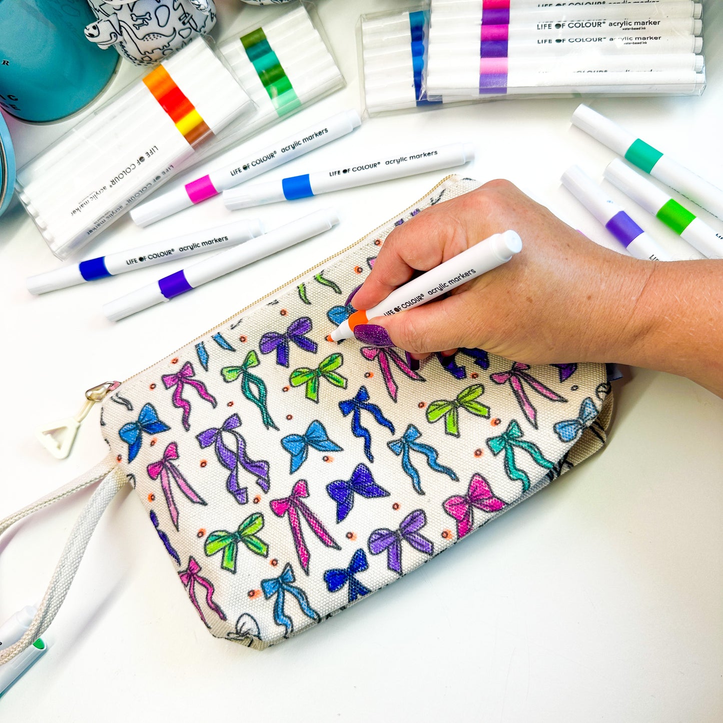 DIY Essentials Pouch - Bow Design