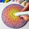 Life of Colour Mini Mandala Painting Kit Bundle of 6 - Image 2