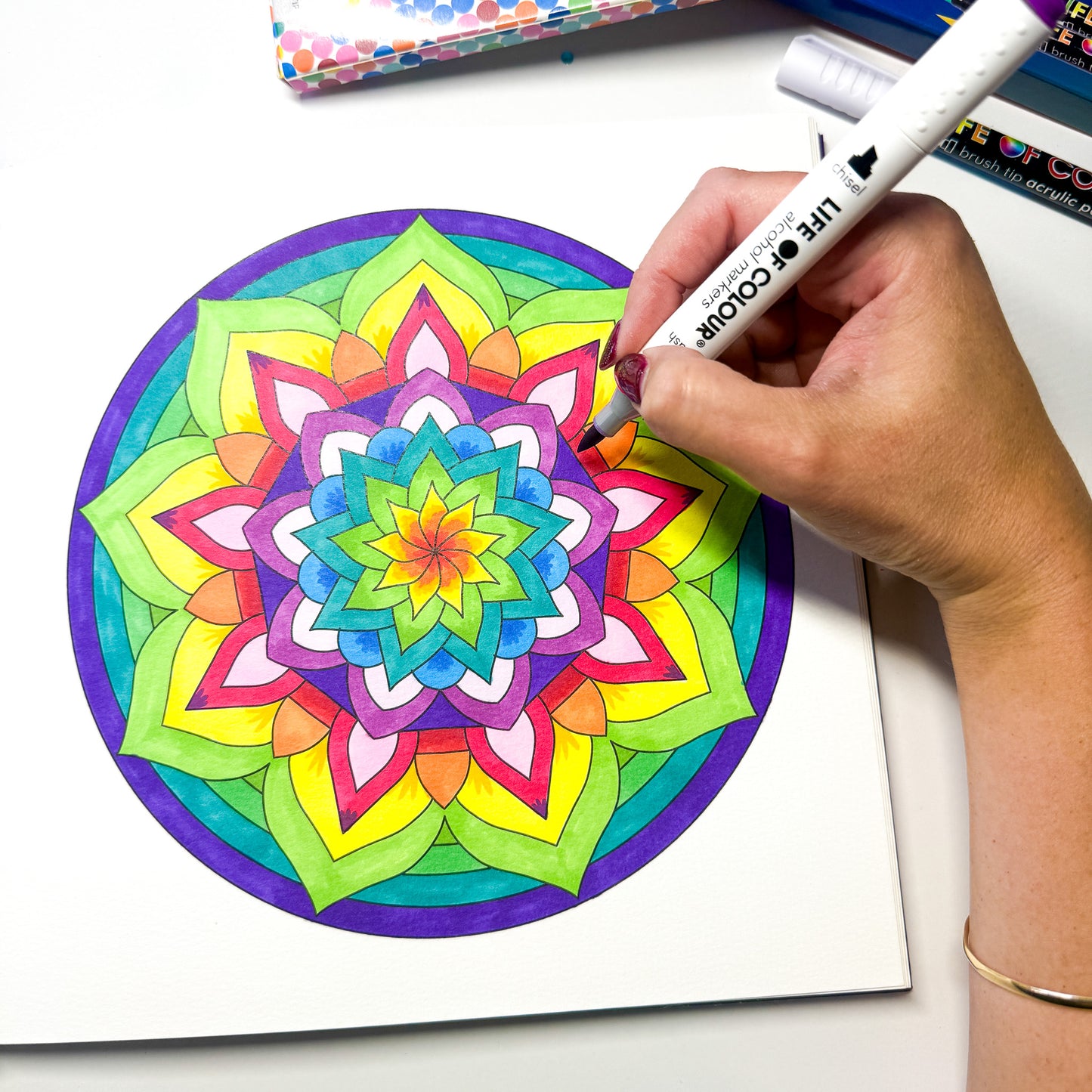 Watercolour Colouring Book - Volume 2