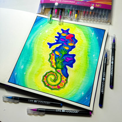 Watercolour Colouring Book - Volume 2