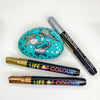 Chrome Mirror Effect 3mm Medium Tip Acrylic Paint Pens - Set of 3 - Image 5