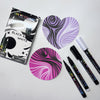 Black and White Brush Tip Acrylic Paint Pens – Set of 6 - Image 4
