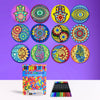 Life of Colour Mystical Coaster Painting Kit - Set of 12 - Image 1