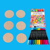 Life of Colour Zendoodle Coaster Kit - Set of 6 - Image 2