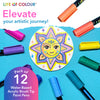 Vivid Brush Tip Acrylic Paint Pens - Set of 12 - Image 2