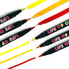 Rainbow Colours Brush Tip Acrylic Paint Pens – Set of 6 - Image 2
