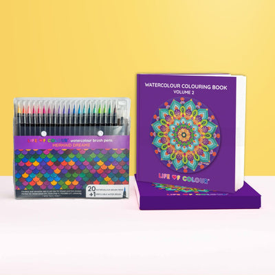Watercolour Colouring Book - Volume 2