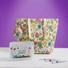 DIY Doodle Bag - Wildflower design - Image 1