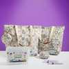 DIY Doodle Bag Bundle - Wildflower & Love Heart Tote Bags & Acrylic Markers - Image 2
