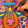 Life of Colour Lion Painting Kit - Image 4