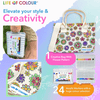 The Creative Tote Bag - Flower Mandala design - Image 5