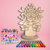 Flowers in Vase Painting Kit - Country Garden - Image 2