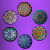 Life of Colour Mandala Mega Galaxy Painting Kit - Bundle of 6  NO Pens - Image 1