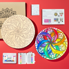 Life of Colour Mosaic Painting Kit - Dahlia with Acrylic markers - Image 3