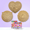 3D Love Nature Boards - Bundle of 3 (Peacock, Heart, Dragonfly) - Image 2
