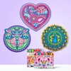 3D Love Nature Boards - Bundle of 3 (Peacock, Heart, Dragonfly) - Image 1